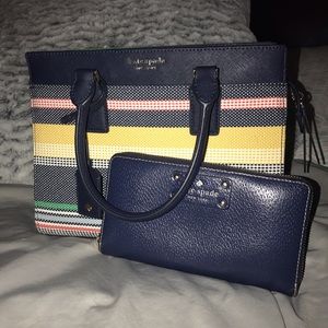 Kate spade bag with wallet